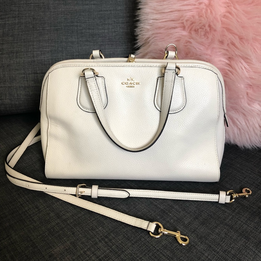 Coach handbag - doctor’s satchel in off white